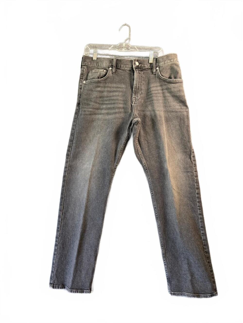Calvin Klein Jeans Men's 34x30 Black Faded Charcoal Wash Denim Jeans